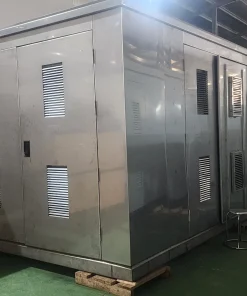 Sản Xuất vỏ trạm kiosk inox 304 2 máy biến áp 560kva tại hà nội
